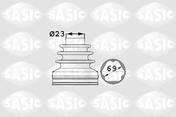 Sasic 1906024 Пыльник приводного вала внутренний, комплект 1906024: Отличная цена - Купить в Польше на 2407.PL!