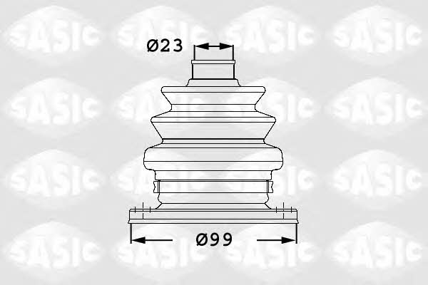 Sasic 1906042 Пыльник приводного вала внутренний, комплект 1906042: Отличная цена - Купить в Польше на 2407.PL!