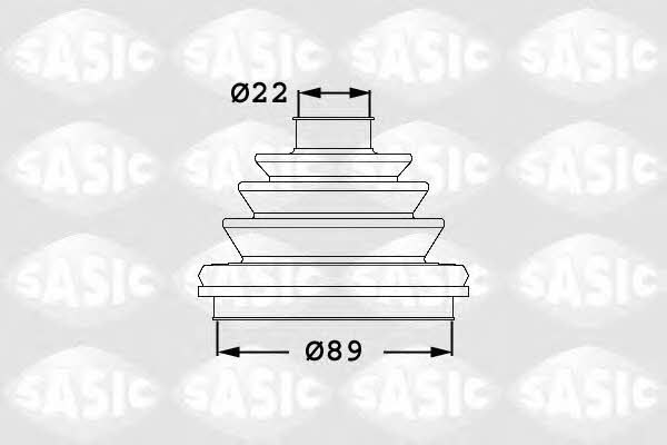 Sasic 1906047 Пильник приводного валу наружний, комплект 1906047: Приваблива ціна - Купити у Польщі на 2407.PL!