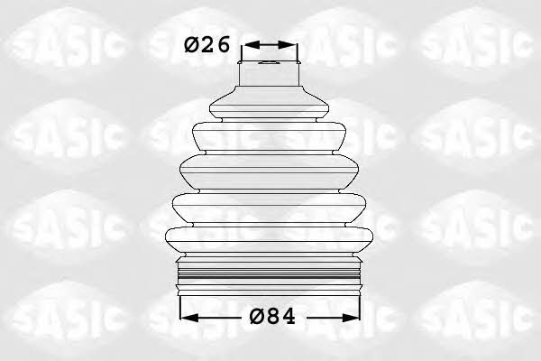 Sasic 1906053 Outer drive shaft boot, kit 1906053: Buy near me in Poland at 2407.PL - Good price!