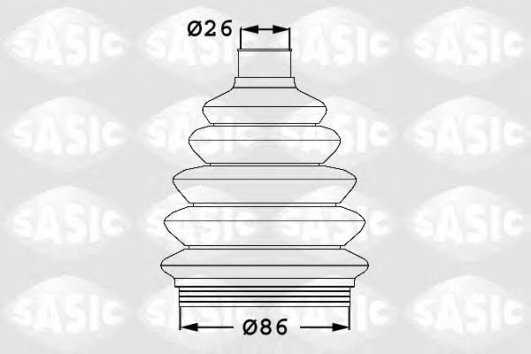 Sasic 1906054 Outer drive shaft boot, kit 1906054: Buy near me in Poland at 2407.PL - Good price!