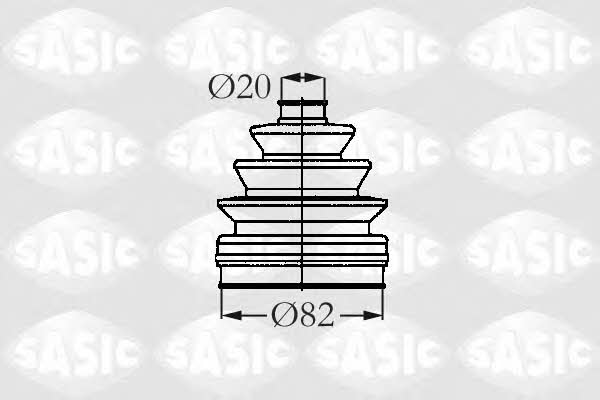 Sasic 2003417 Outer drive shaft boot, kit 2003417: Buy near me at 2407.PL in Poland at an Affordable price!