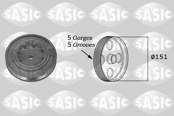 Sasic 2154015 Pulley crankshaft 2154015: Buy near me at 2407.PL in Poland at an Affordable price!