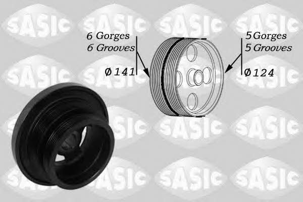 Sasic 2156047 Pulley crankshaft 2156047: Buy near me in Poland at 2407.PL - Good price!