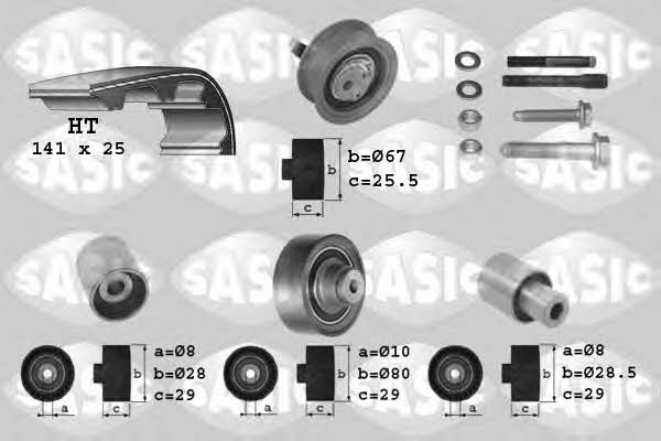 Sasic 1756002 Комплект зубчастих ременів 1756002: Приваблива ціна - Купити у Польщі на 2407.PL!