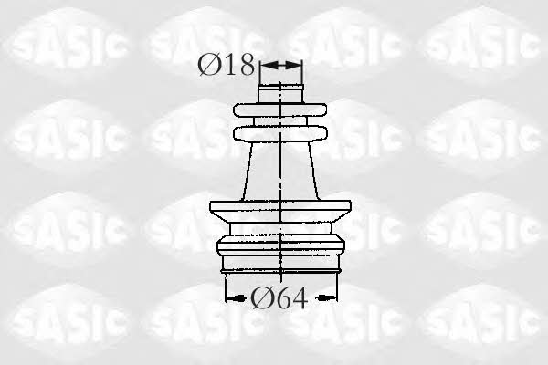 Sasic 2873653 Drive shaft inner boot, kit 2873653: Buy near me at 2407.PL in Poland at an Affordable price!