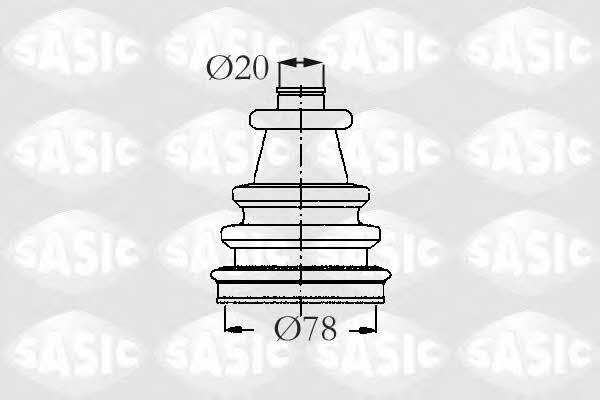 Sasic 2873743 Пыльник приводного вала внутренний, комплект 2873743: Отличная цена - Купить в Польше на 2407.PL!