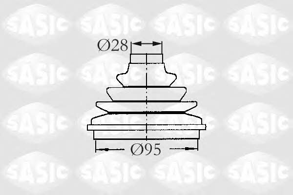 Sasic 2933003 Outer drive shaft boot, kit 2933003: Buy near me in Poland at 2407.PL - Good price!