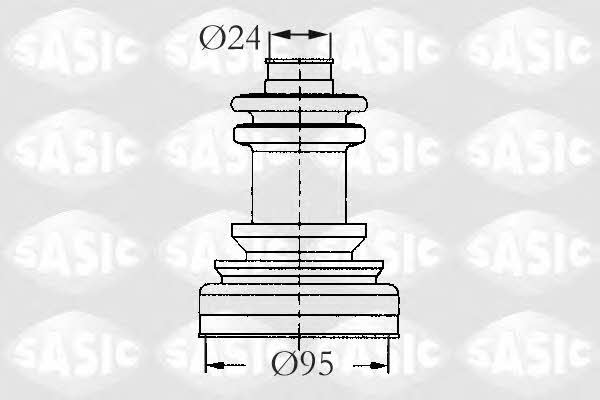 Sasic 2933423 Outer drive shaft boot, kit 2933423: Buy near me in Poland at 2407.PL - Good price!