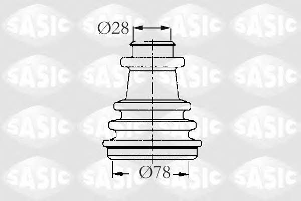 Sasic 2933733 Outer drive shaft boot, kit 2933733: Buy near me in Poland at 2407.PL - Good price!