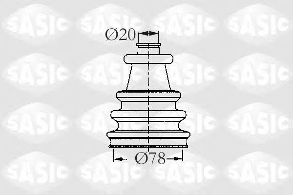 Sasic 2933743 Outer drive shaft boot, kit 2933743: Buy near me in Poland at 2407.PL - Good price!