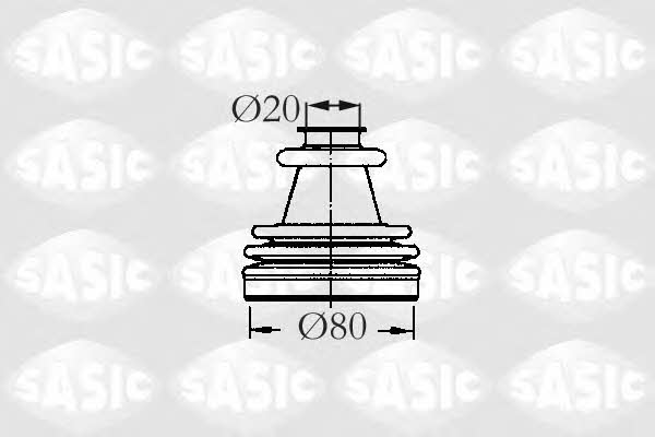 Sasic 2933773 Outer drive shaft boot, kit 2933773: Buy near me at 2407.PL in Poland at an Affordable price!