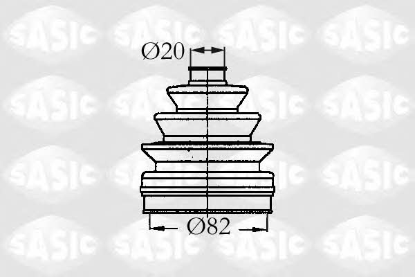 Sasic 2933833 Пильник приводного валу наружний, комплект 2933833: Купити у Польщі - Добра ціна на 2407.PL!