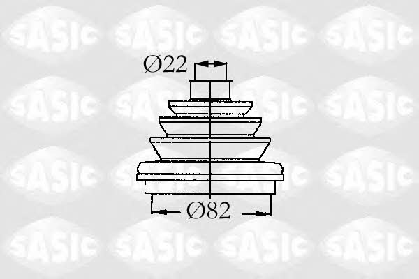 Sasic 9004683 Outer drive shaft boot, kit 9004683: Buy near me in Poland at 2407.PL - Good price!