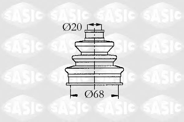 Sasic 9004687 Outer drive shaft boot, kit 9004687: Buy near me in Poland at 2407.PL - Good price!