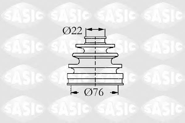 Sasic 9004697 Outer drive shaft boot, kit 9004697: Buy near me in Poland at 2407.PL - Good price!