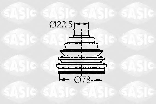 Sasic 9004722 Outer drive shaft boot, kit 9004722: Buy near me in Poland at 2407.PL - Good price!