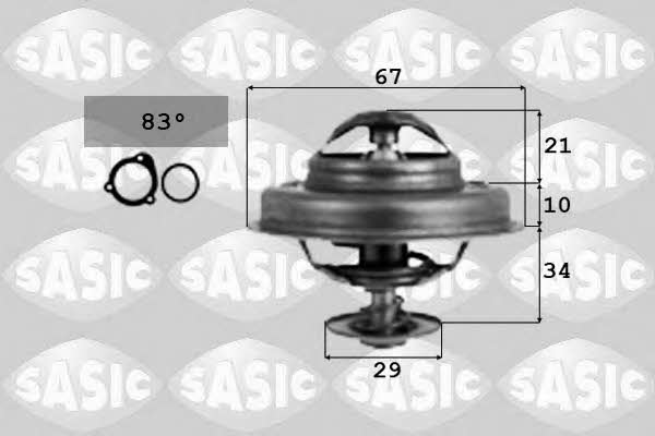 Sasic 4000368 Термостат 4000368: Отличная цена - Купить в Польше на 2407.PL!