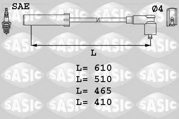 Sasic 9284004 Przewody wysokiego napięcia, komplet 9284004: Dobra cena w Polsce na 2407.PL - Kup Teraz!