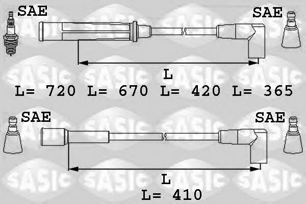 Sasic 9284007 Zündkabel kit 9284007: Kaufen Sie zu einem guten Preis in Polen bei 2407.PL!