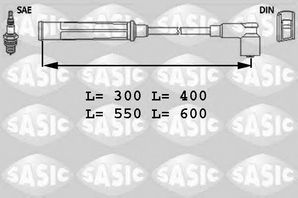 Sasic 9286017 Провода высоковольтные, комплект 9286017: Отличная цена - Купить в Польше на 2407.PL!