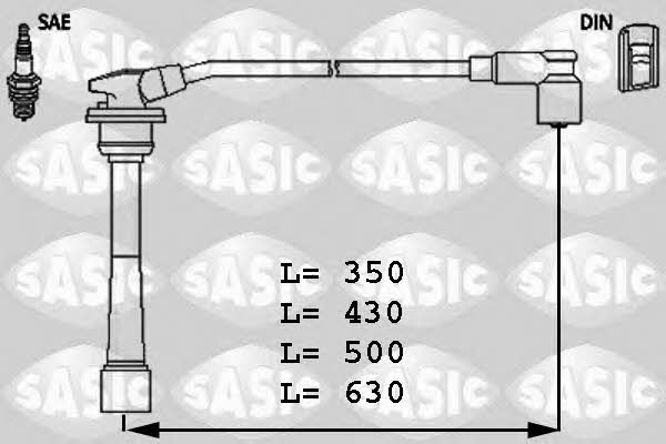 Sasic 9286018 Провода высоковольтные, комплект 9286018: Отличная цена - Купить в Польше на 2407.PL!