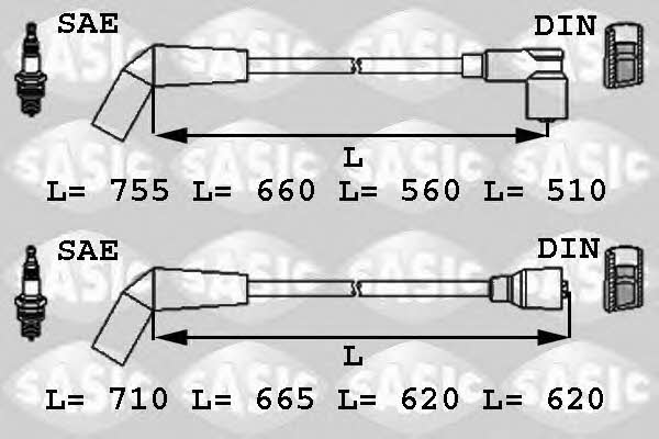 Sasic 9286032 Zündkabel kit 9286032: Kaufen Sie zu einem guten Preis in Polen bei 2407.PL!