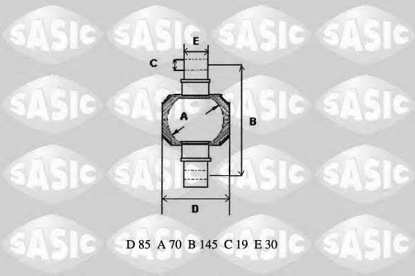 Sasic T771007 Сайлентблоки, комплект T771007: Отличная цена - Купить в Польше на 2407.PL!