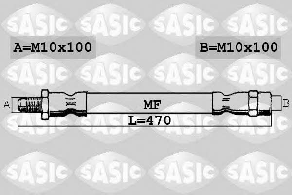 Sasic SBH0180 Przewód hamulcowy elastyczny SBH0180: Dobra cena w Polsce na 2407.PL - Kup Teraz!