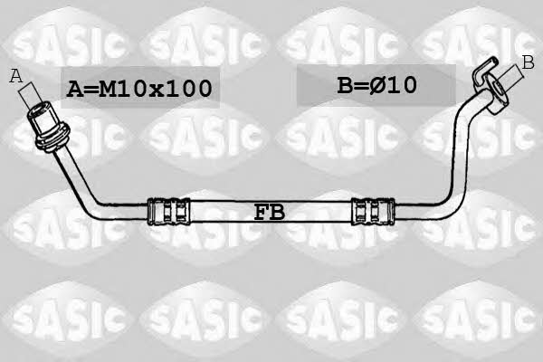 Sasic SBH6340 Przewód hamulcowy elastyczny SBH6340: Dobra cena w Polsce na 2407.PL - Kup Teraz!