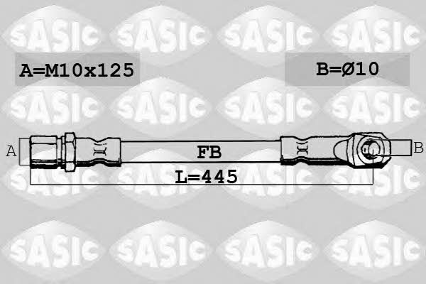 Sasic SBH6351 Тормозной шланг SBH6351: Отличная цена - Купить в Польше на 2407.PL!