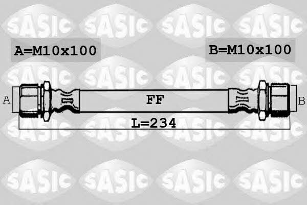 Sasic SBH6366 Тормозной шланг SBH6366: Отличная цена - Купить в Польше на 2407.PL!