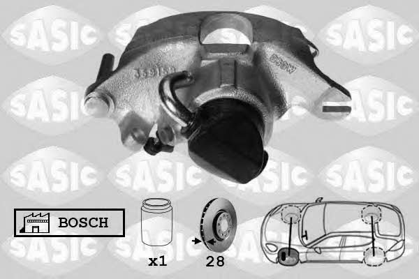 Sasic SCA0094 Суппорт тормозной передний левый SCA0094: Отличная цена - Купить в Польше на 2407.PL!