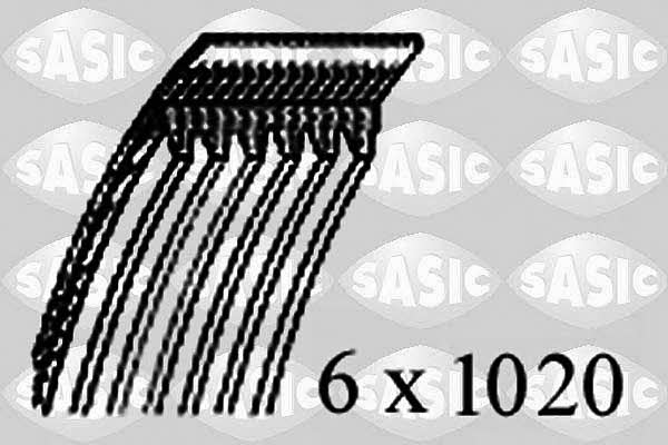 Sasic 1770124 V-Ribbed Belt 1770124: Buy near me at 2407.PL in Poland at an Affordable price!