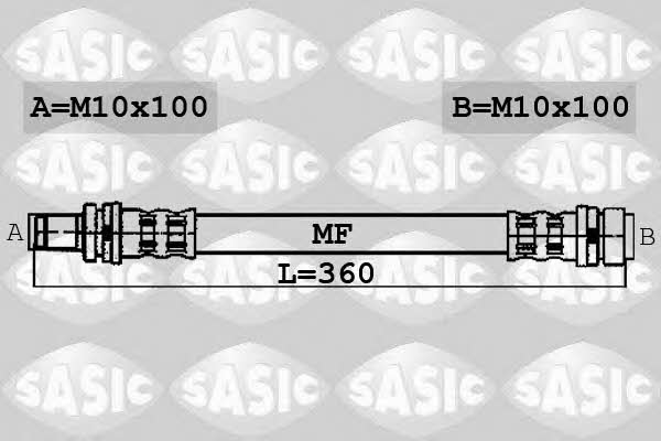 Sasic 6600048 Тормозной шланг 6600048: Отличная цена - Купить в Польше на 2407.PL!