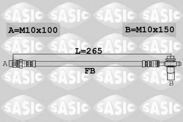 Sasic 6606169 Przewód hamulcowy elastyczny 6606169: Atrakcyjna cena w Polsce na 2407.PL - Zamów teraz!