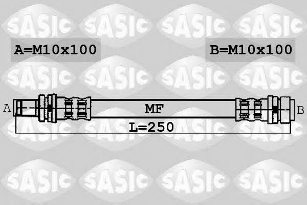 Sasic 6606164 Brake Hose 6606164: Buy near me in Poland at 2407.PL - Good price!