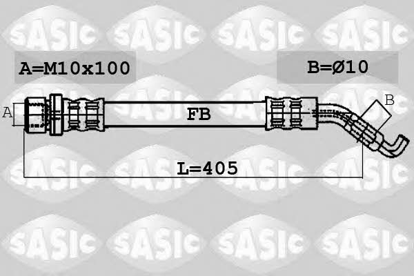 Sasic 6606107 Przewód hamulcowy elastyczny 6606107: Dobra cena w Polsce na 2407.PL - Kup Teraz!