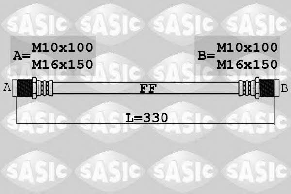 Sasic 6606238 Przewód hamulcowy elastyczny 6606238: Atrakcyjna cena w Polsce na 2407.PL - Zamów teraz!