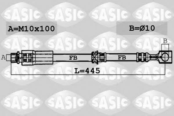 Sasic 6606193 Przewód hamulcowy elastyczny 6606193: Dobra cena w Polsce na 2407.PL - Kup Teraz!