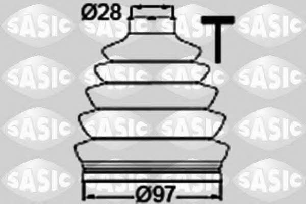 Sasic 1906061 Пыльник приводного вала наружный, комплект 1906061: Отличная цена - Купить в Польше на 2407.PL!