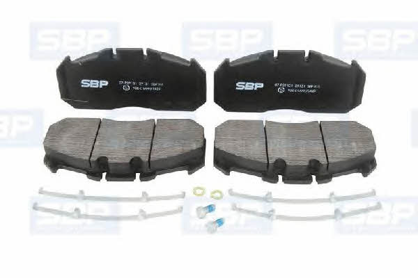 SBP 07-P29131 Brake Pad Set, disc brake 07P29131: Buy near me in Poland at 2407.PL - Good price!
