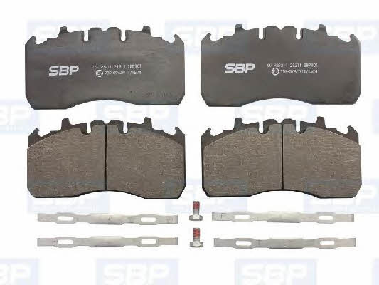 SBP 07-P29211 Brake Pad Set, disc brake 07P29211: Buy near me in Poland at 2407.PL - Good price!