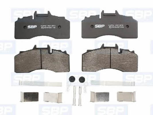 SBP 07-P29227 Brake Pad Set, disc brake 07P29227: Buy near me in Poland at 2407.PL - Good price!
