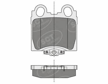 SCT SP 345 PR Scheibenbremsbeläge, Set SP345PR: Kaufen Sie zu einem guten Preis in Polen bei 2407.PL!