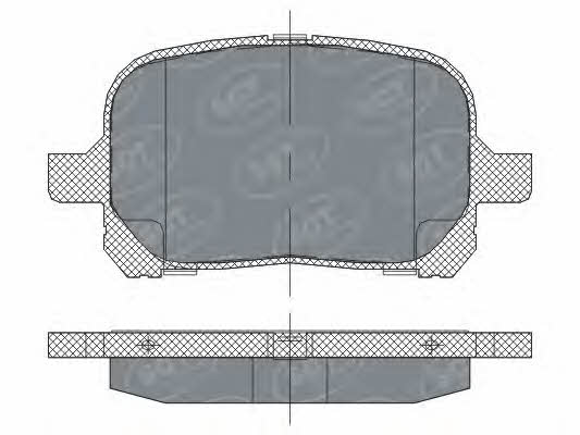 SCT SP 274 PR Гальмівні колодки, комплект SP274PR: Приваблива ціна - Купити у Польщі на 2407.PL!