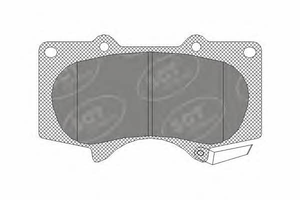 SCT SP 328 PR Brake Pad Set, disc brake SP328PR: Buy near me in Poland at 2407.PL - Good price!