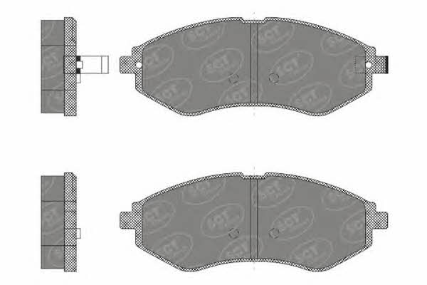 SCT SP 665 PR Brake Pad Set, disc brake SP665PR: Buy near me in Poland at 2407.PL - Good price!