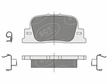 SCT SP 335 PR Тормозные колодки дисковые, комплект SP335PR: Отличная цена - Купить в Польше на 2407.PL!