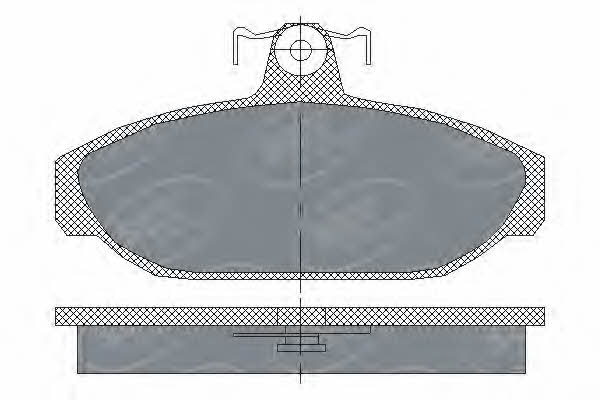 SCT SP 165 PR Гальмівні колодки, комплект SP165PR: Приваблива ціна - Купити у Польщі на 2407.PL!